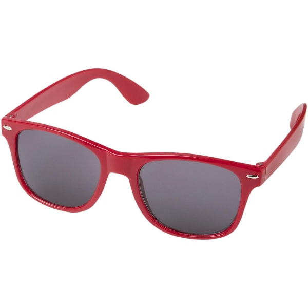 Sonnenbrille-Sun-Ray-Rot-rPET-Frontansicht-1