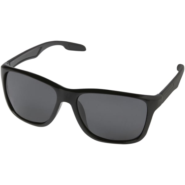 Sonnenbrille-Eiger-Schwarz-recycelter-Kunststoff-Frontansicht-1