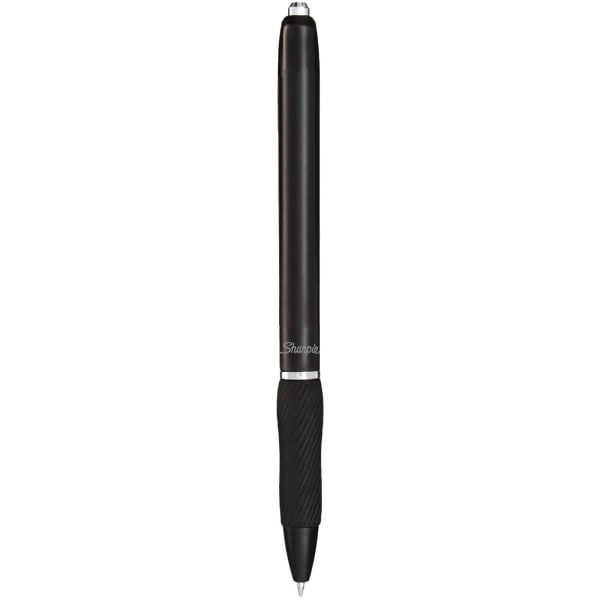 S-Gel-Kugelschreiber-Sharpie®-schwarz-Schwarz-Frontansicht-2