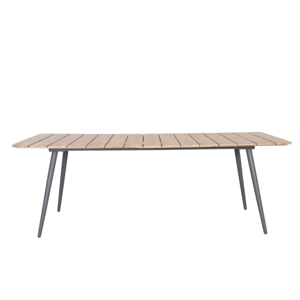 Outdoor-Tisch-Fiji-Grau-Stahl-Akazie-Frontansicht-2
