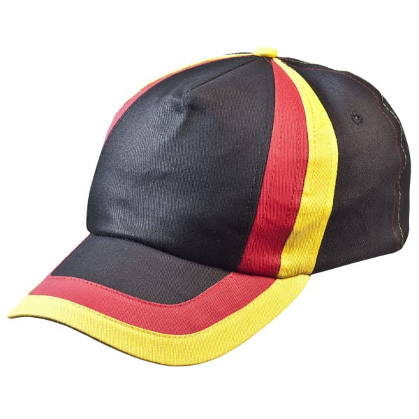 Cap-Deutschland-Stripes-Schwarz-Frontansicht-1