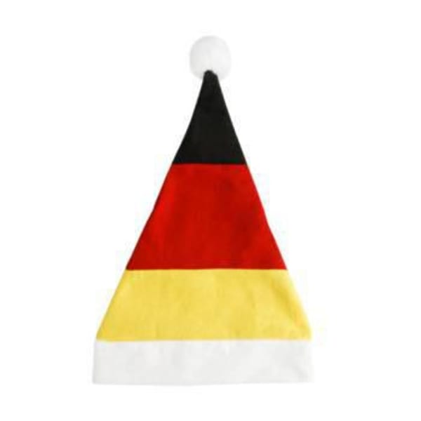 Weihnachtsmütze-Deutschland-Schwarz-Frontansicht-1