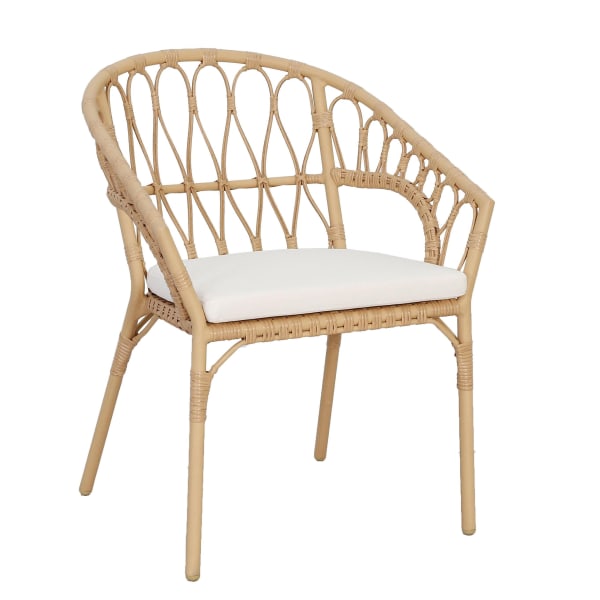 Outdoor-Stuhl-Set, 2-tlg. Manacor, stabiler Alurahmen mit Bespannung aus  wetterfestem Polyrattan