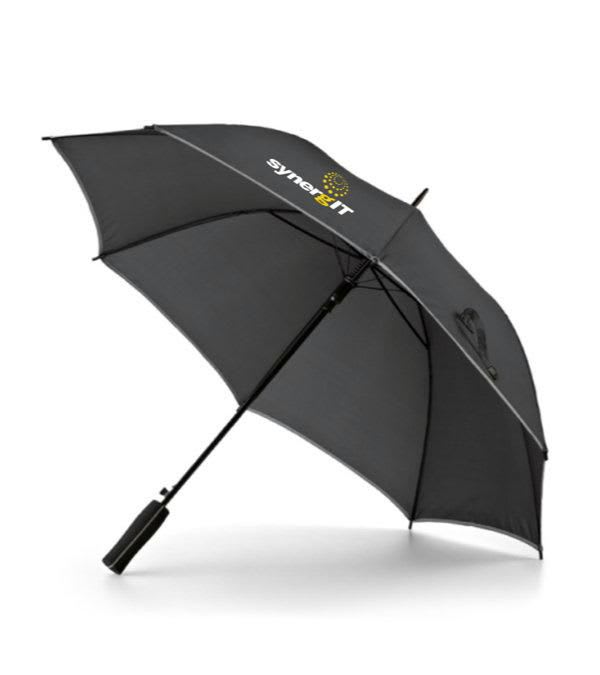 Automatik-Regenschirm-JENNA-mit-EVA-Griff-Grau-Frontansicht-1