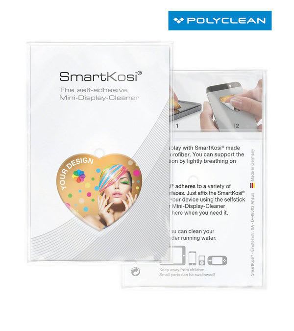 Display-Reiniger-SmartKosi®-Herz-bedruckbar-Weiß-Frontansicht-1
