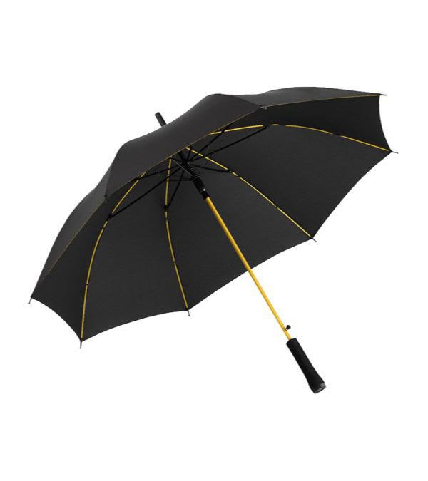 Automatik-Regenschirm-FARE®-COLORLINE-1-Exemplar-Gelb-Frontansicht-1