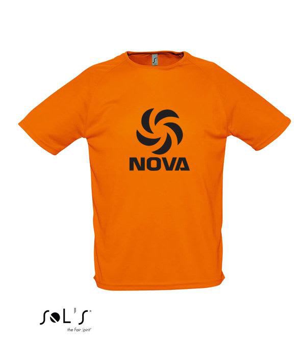 Sol´s-Sport-T-Shirt-Kinder-Orange-Frontansicht-1