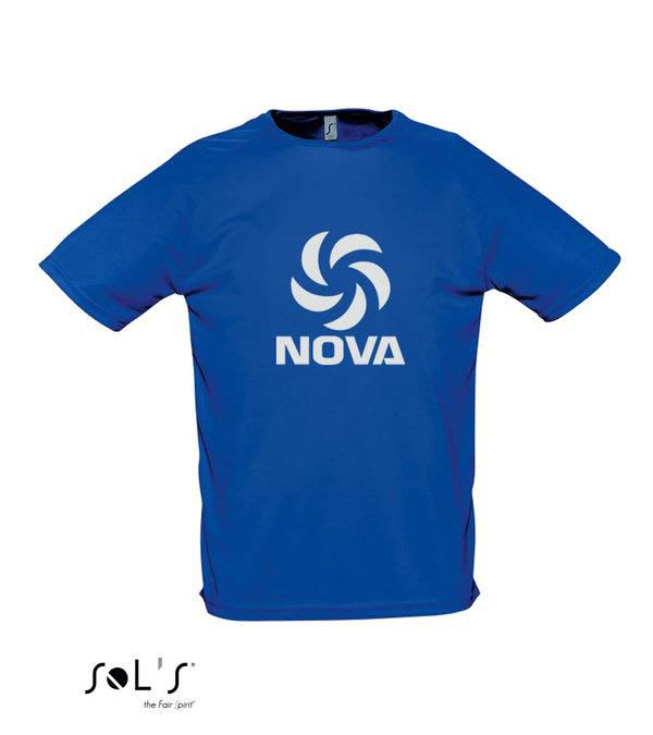 Sol´s-Sport-T-Shirt-Kinder-Blau-Frontansicht-1