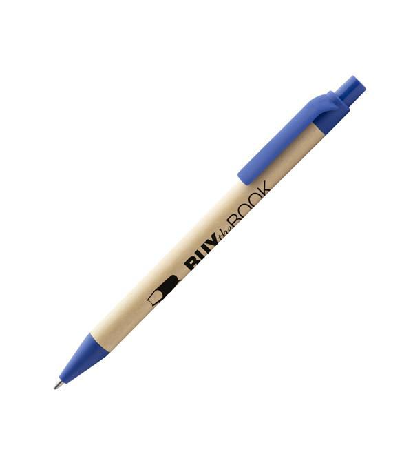 Reclaim-Promo-Kugelschreiber-aus-recyceltem-Papier-Beige-Frontansicht-1