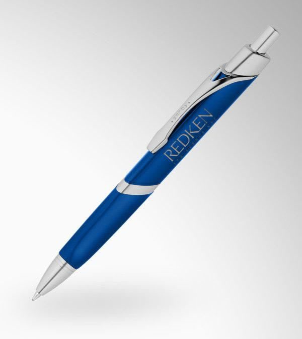 Stratas-hochwertiger-Kugelschreiber-aus-Metall-Blau-Frontansicht-1