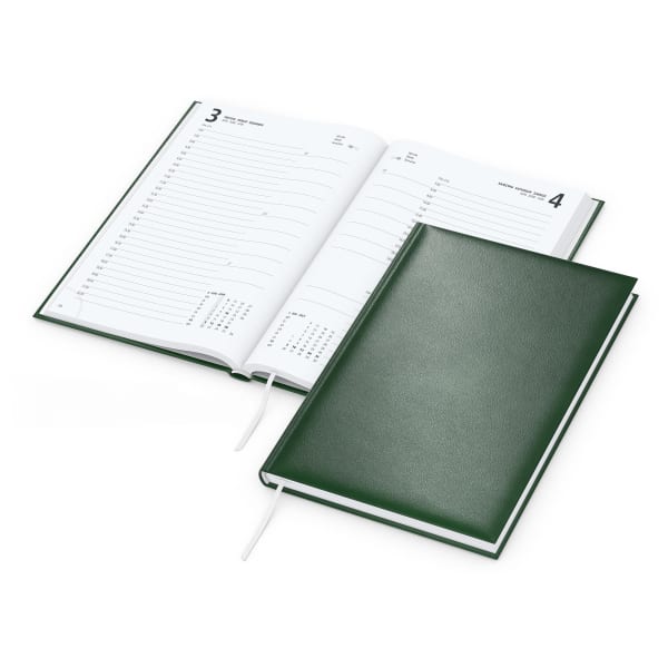 Chef-Terminkalender-320-Seiten-Grün-Frontansicht-3