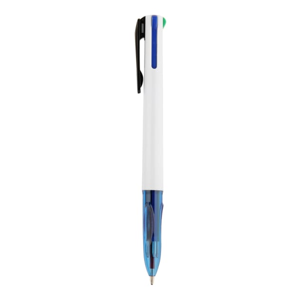 4-Farben-Promo-Kugelschreiber-Weiß-Frontansicht-1