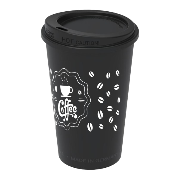 Kaffeebecher-TOGO-300-ml-Schwarz-Frontansicht-1