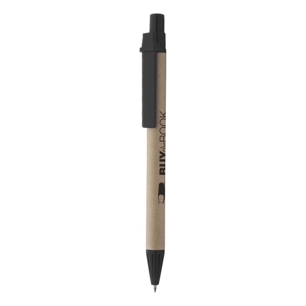 Alterno-Promo-Kugelschreiber-aus-recyceltem-Papier-Beige-Frontansicht-1