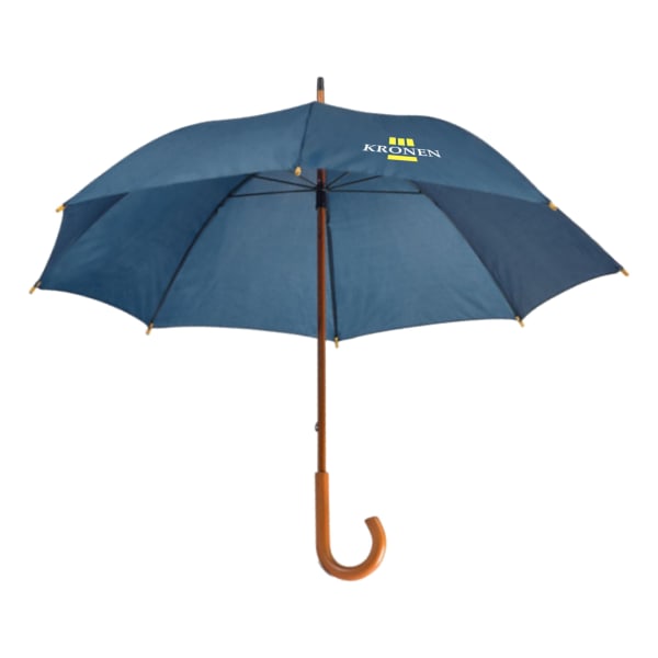 Regenschirm-mit-Holzgriff-BETSEY-Blau-Frontansicht-1