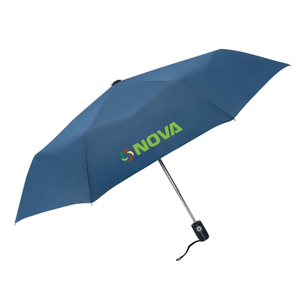 Luxus-Automatik-Regenschirm-GENTLEMEN-Blau-Frontansicht-1
