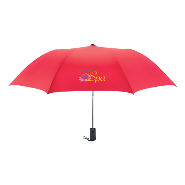Automatik-Regenschirm-HAARLEM-Rot-Frontansicht-1