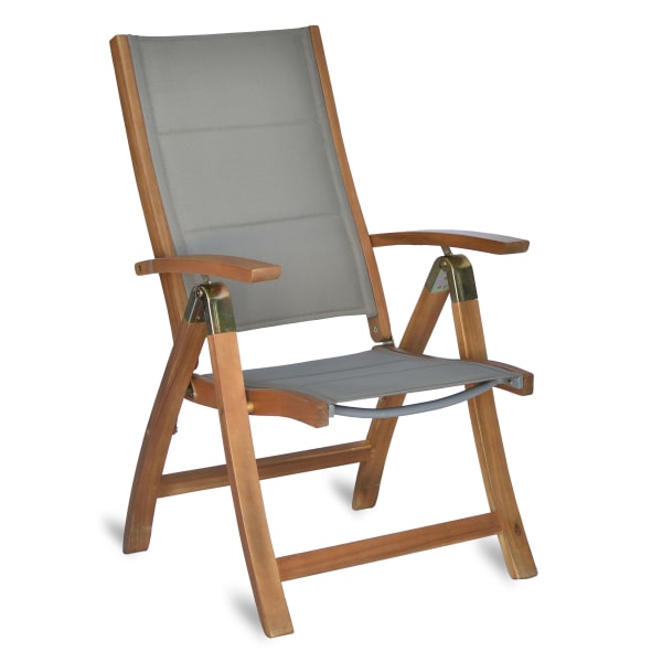 Outdoor-Möbelset-7tlg-Tisch-160x90-Acapulco-Beige-Akazie-Textil-Frontansicht-4