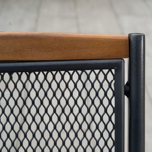Outdoor-Möbelset-17tlg-Tilos-Aluminium-Akazie-Detailansicht-8