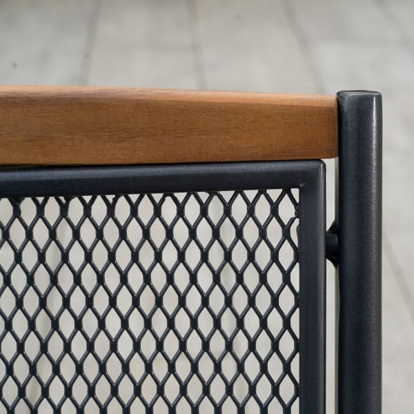 Outdoor-Möbelset-5tlg-Tilos-Aluminium-Akazie-Detailansicht-8