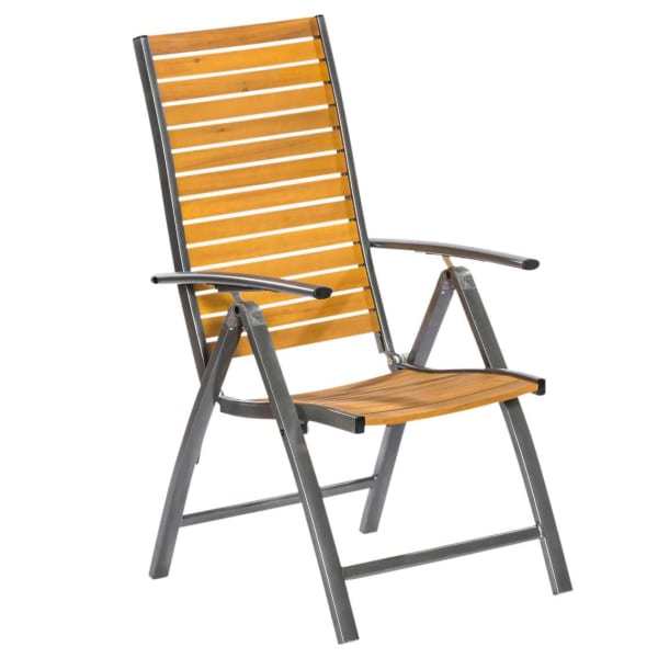 Spar-Set-Outdoor-Möbel-Set-5-tlg.-Santorin-Beige-Holz-Aluminium-Frontansicht-1