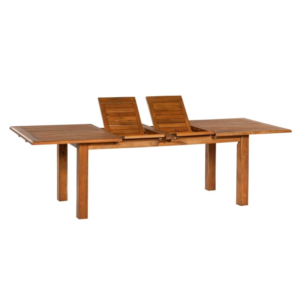 Outdoor-Möbelset-7tlg-Tisch-180-(220-260)-x-100-Acapulco-Beige-Akazie-Textil-Frontansicht-6