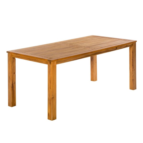 Outdoor-Möbelset-5tlg-Tisch-185x90-Acapulco-Beige-Akazie-Textil-Frontansicht-3