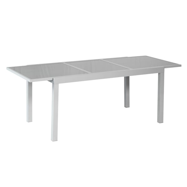 Outdoor-Tisch-Futura-Grau-Aluminium-Frontansicht-1