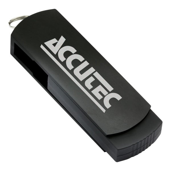 USB-Speicherstick-SHINY-bedruckbar-Schwarz-Frontansicht-1