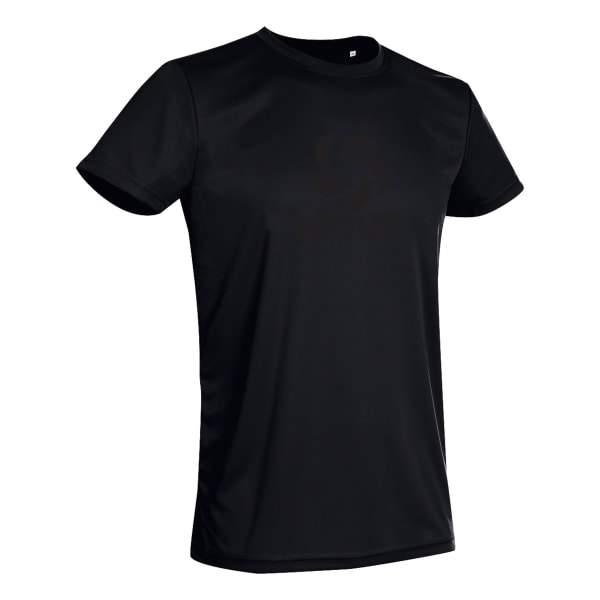 Stedman-Aktiv-T-Shirt-bedruckbar-Schwarz-Frontansicht-1
