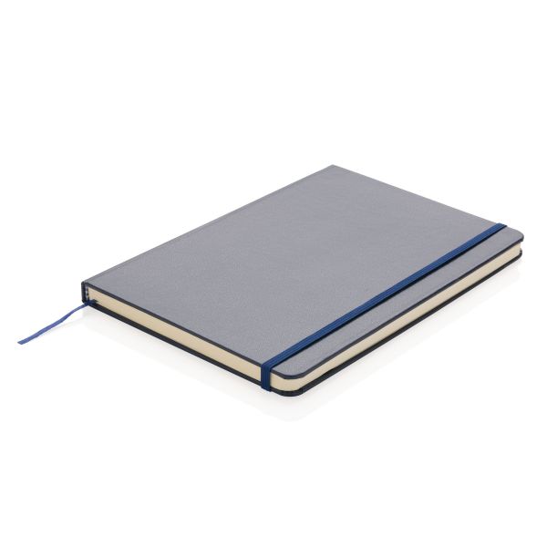 Notizbuch-Basic-Hardcover-Blau-Frontansicht-3