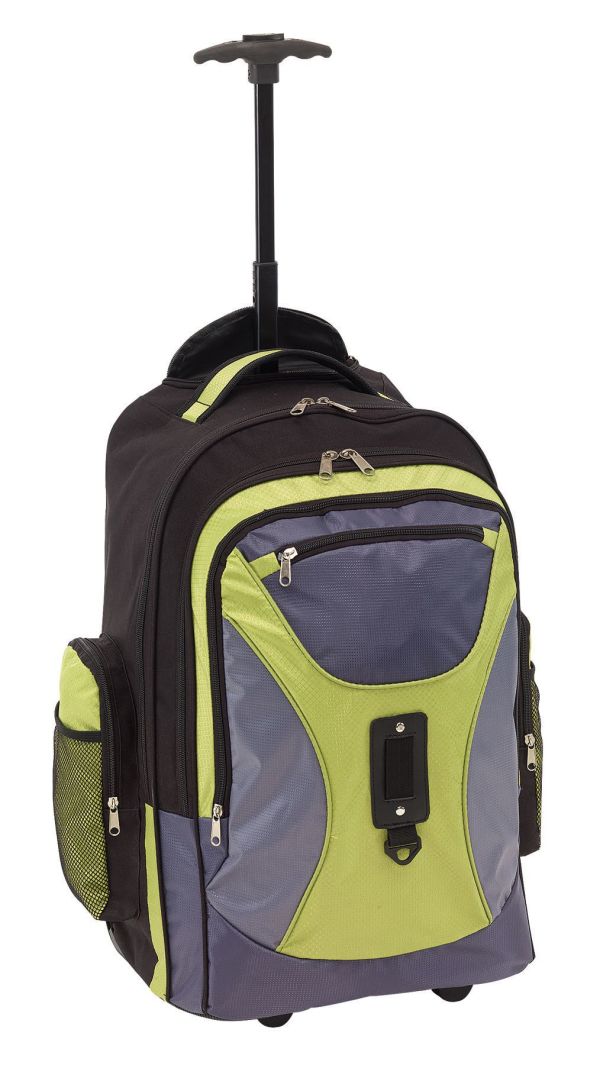 Trolley-Rucksack-Comforty-Grau-Polyester-Frontansicht-1