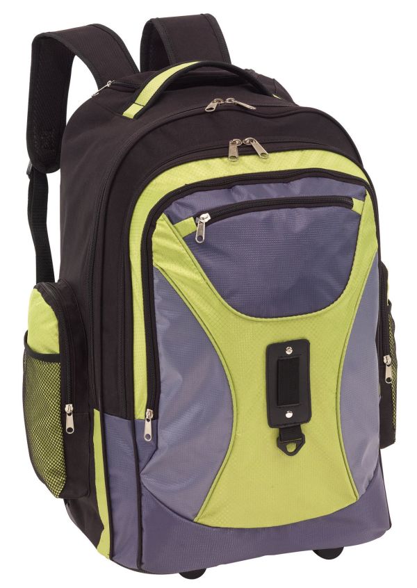 Trolley-Rucksack-Comforty-Grau-Polyester-Frontansicht-2