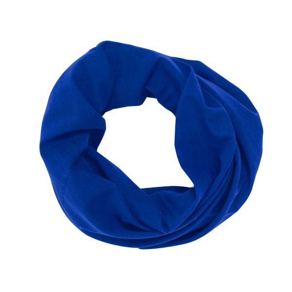 Multifunktionstuch-Loop-Blau-Polyester-Frontansicht-1