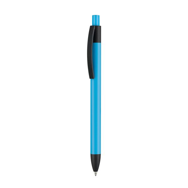 Metallkugelschreiber-Capri-Soft-Touch-blau-Blau-Frontansicht-1